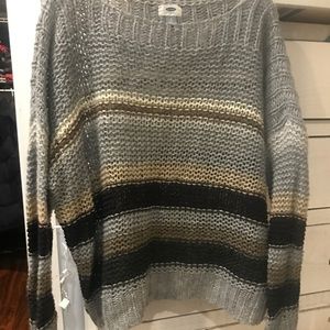 Oversized knit sweater